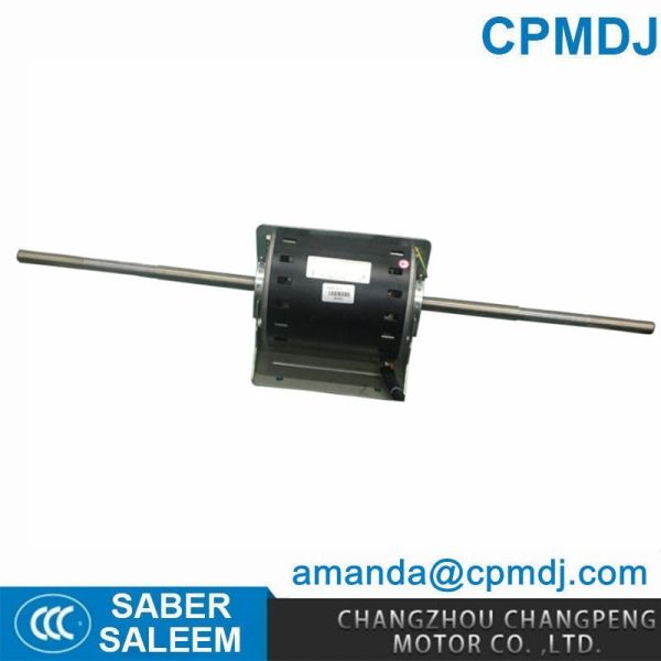 Двойной вентиляторный двигатель конденсатора кондиционера мотора HVAC кондиционера вала