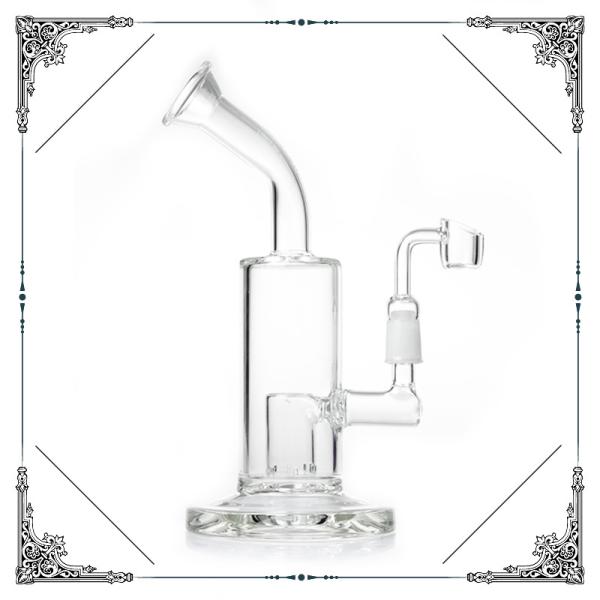 Dab Oil Rig Bubbler Mini Smoking Water Pipes Pressing Crystal Thick Base With Quartz Banger