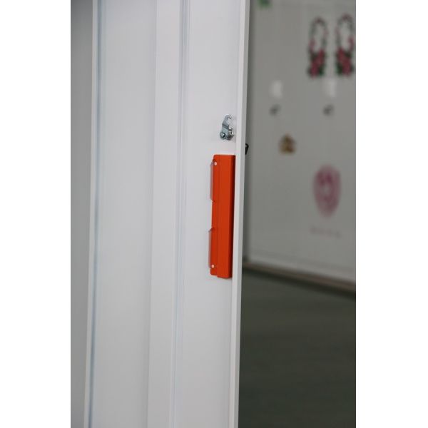 Single Door Steel Office Lockers Electrostatic Powder Coating 0.6mm Thick