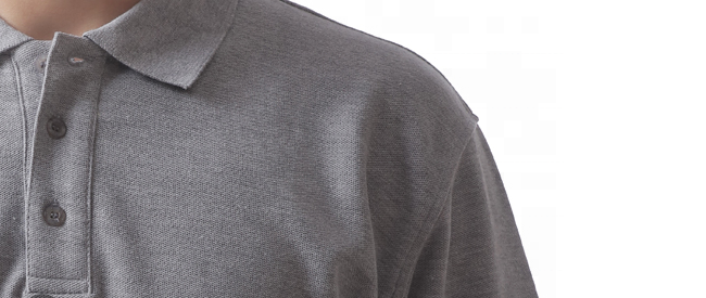 Breathable Cotton POLO T Shirts For Men American Style / Embroidering Logo Available