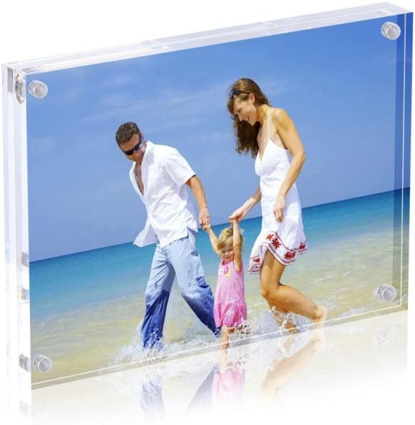 8x10 Acrylic 5x7 Block Picture Frame Deep Sublimation Antique Wedding Baby Double