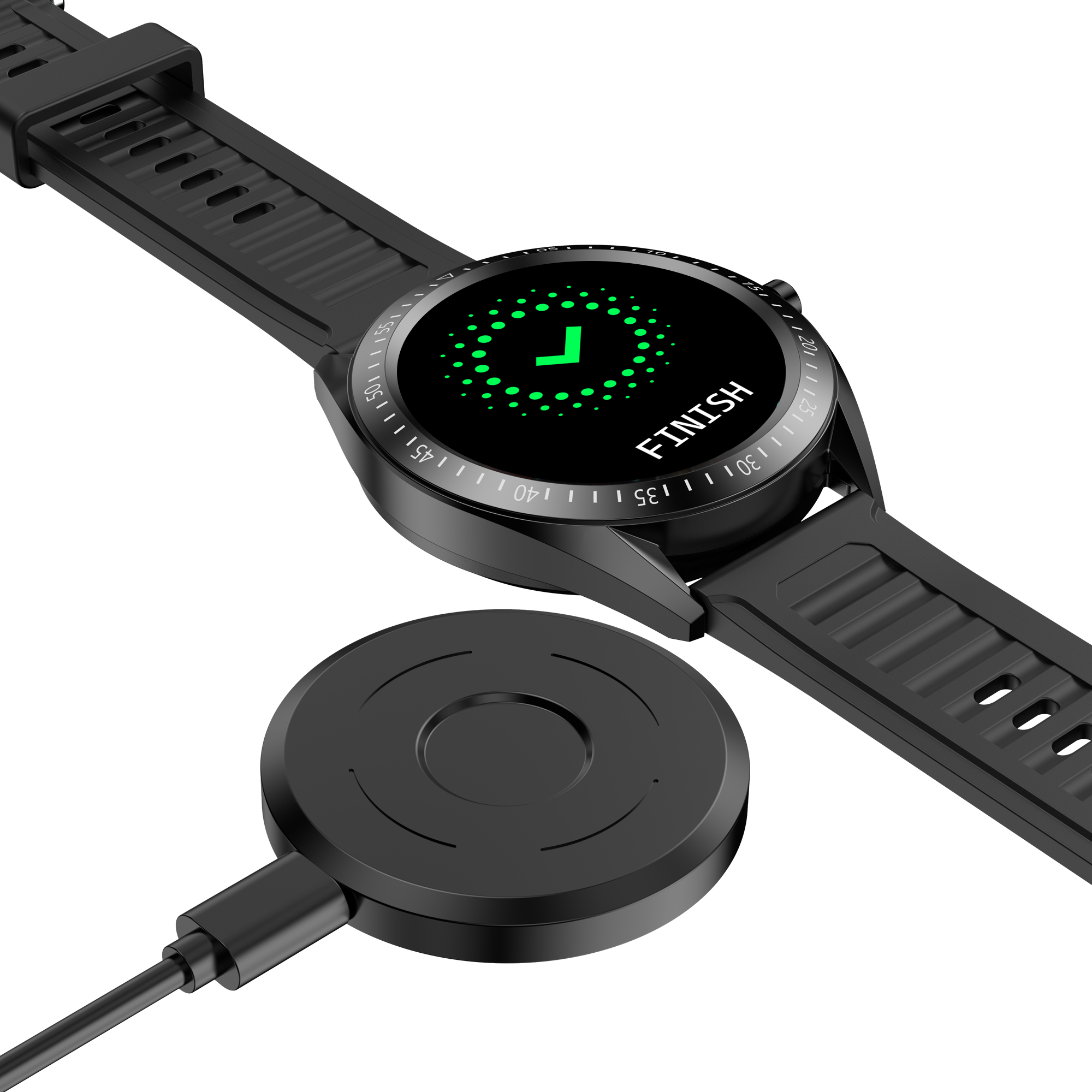 Силикон температуры тела Вристбанд тарифа сердца 1,3 дюймов умный