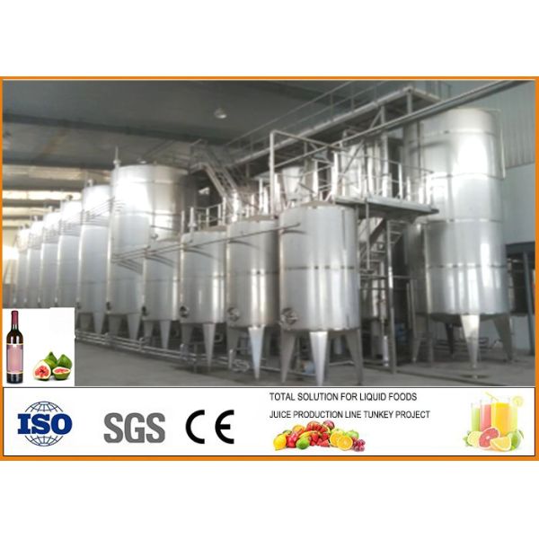 Fig Wine Line Fermentation Machine / Industrial Fermentation Equipment