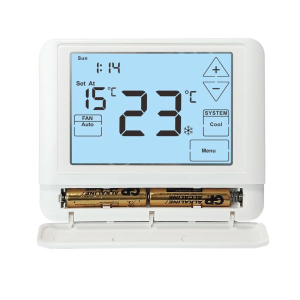 Thermostat programmable 7 jours pour chauffage par le sol à eau économe en énergie avec ABS PC anti-inflammable