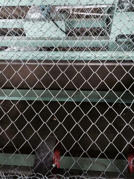 High Speed PLC Full Automatic Chain Link Fence Machine / Diamond wire Mesh machine