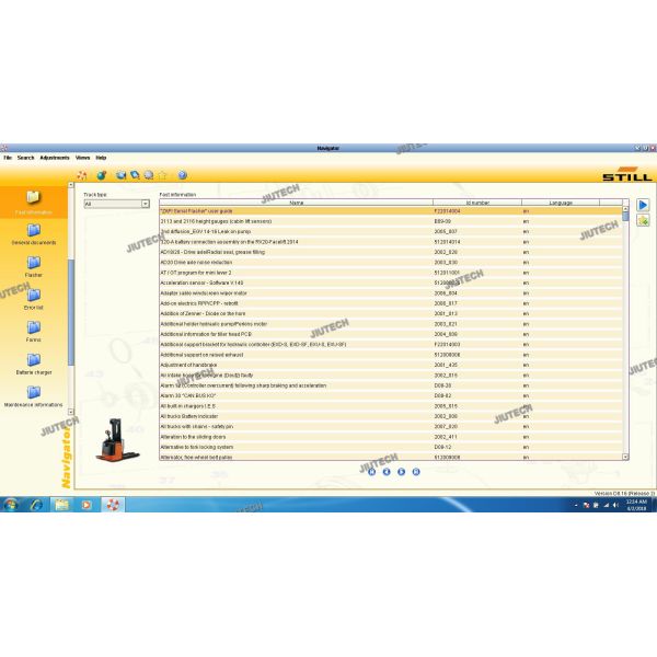 Погрузчик для погрузчиков Still Incado Box Диагностический комплект для погрузчиков STEDS Navigator Погрузчик для погрузчиков Диагностический инструмент STILL Canbox Scanner Too