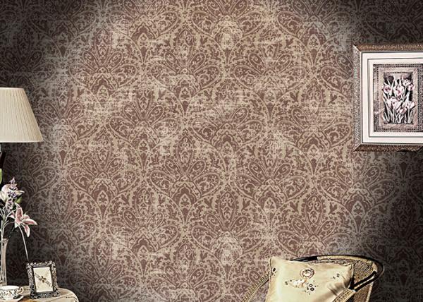 1.06 Korean Living Room Modern Wallpaper , Non Woven Wide Width Wallpaper Breathable