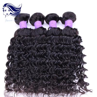 Prolongements péruviens de cheveux de Vierge noire naturelle 12 pouces, paquets péruviens de cheveux