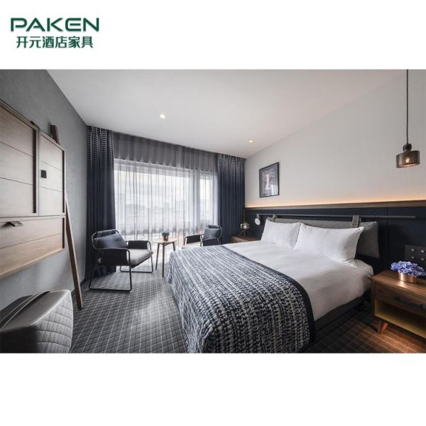 пятизвездочный темный цвет Matt заканчивает современную мебель гостиницы