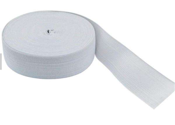 White Flat Elastic Band Sewing  / 1 4 Inch Braided Elastic Cord 6mm  3 - 12mm Colored Skinny