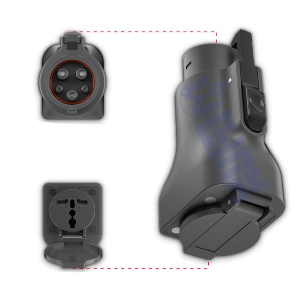 V2l Adapter Socket Mg Marvel V2l Vehicle to Load Cable Adapter Discharge Eu EV J1772 V2L Adapter