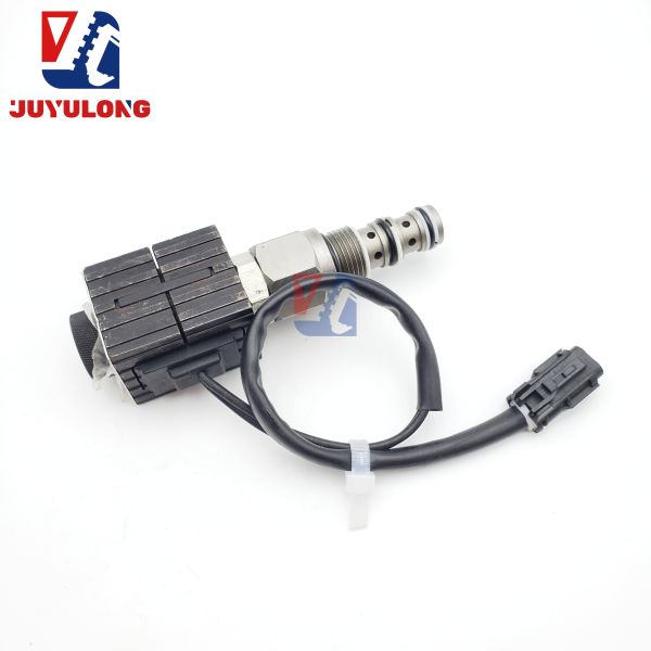 JUYULONG High Quality Pilot Safety Lock Rotary Solenoid Valve for Sany SY55/65/135/215-8 Construction Machinery Parts