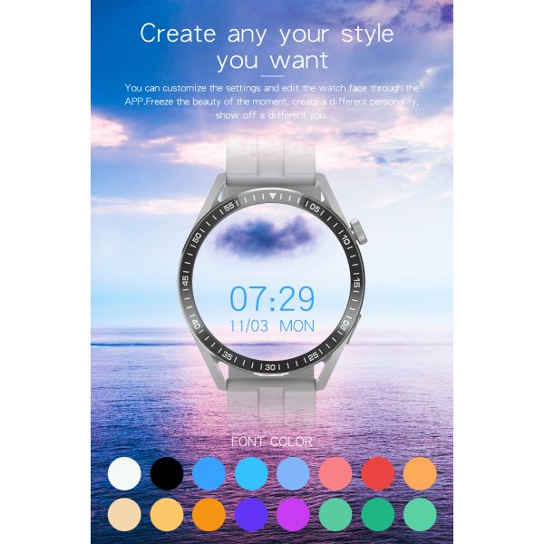 Eraysun Electronics Smart Watch WH8 Watch for Men Business Health Fitness Tracker Sleep Monitoring Mobile Sport Smart Watch