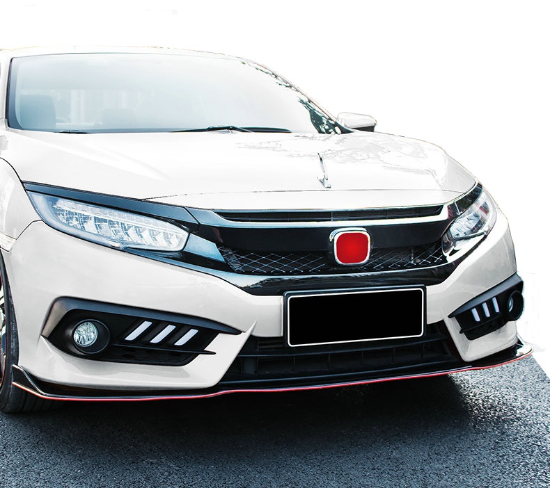 Прочная передняя решетка ABS Type-R для Honda New Civic 2016 2018 Дистрибьютор