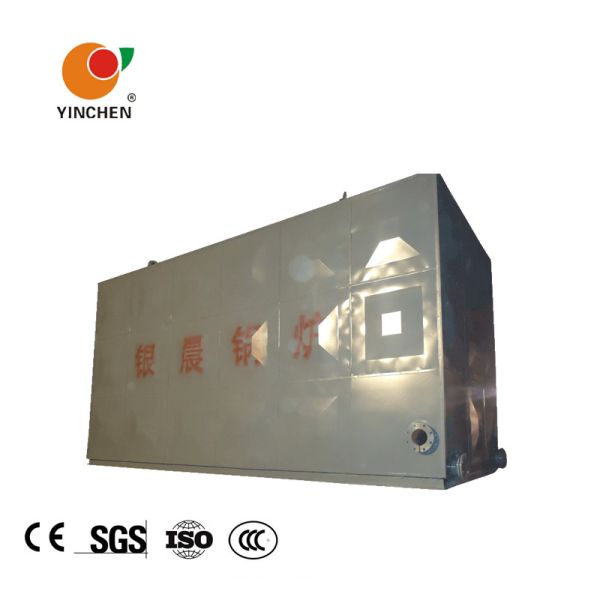 Black Biomass Fired Thermal Oil Heater 350C Max Working Temperature