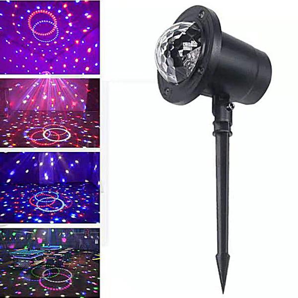 Outdoor IP65 Christmas RGBW infinite mixed color LED lawn magic ball light