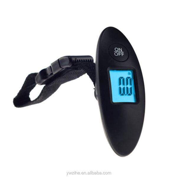 Portable LCD Digital Electronic Luggage Scale 40kg/100g Handled Travel Bag Weighting Battery Powered Button Battery Yes