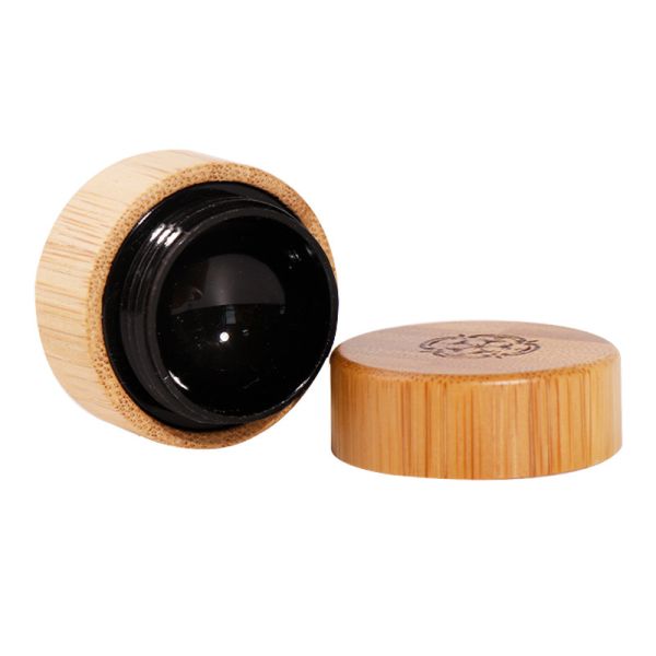 Изготовленный на заказ косметический упаковывая бамбуковый деревянный опарник Eco сливк дружелюбное