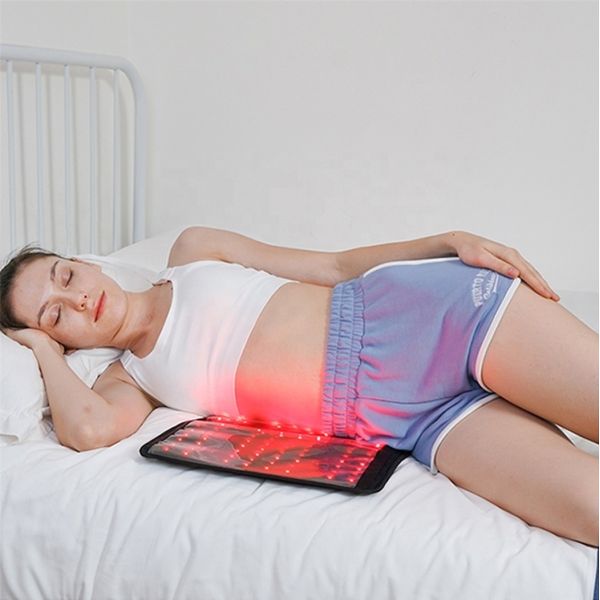 Relieve Pain in the Back with Body Targeted Red Infared Light Therapy Mat 12V 210pcs