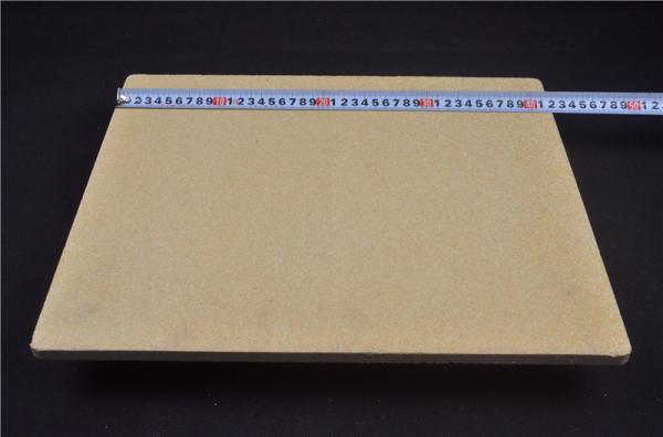 Square Yellow Heat Resistant Shelf  Lightweight For Fire Terracotta Tile