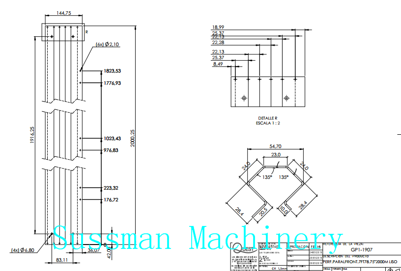 Гальванизированный стержень столба металла и крен следа формируя машину для электрического распределительного ящика