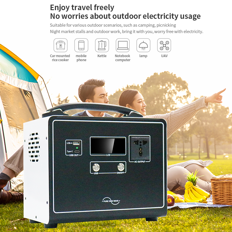 300 Watt Portable Battery Generator With LiFePO4 Lithium Iron Phosphate Battery
