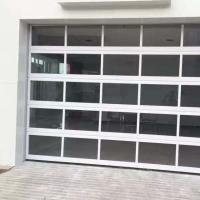 Automatic Motor Operation 5mm Aluminum Sectional Door Professional Manufacture Tempered Mirror Glass