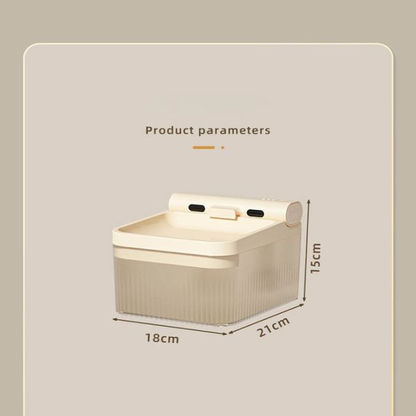 OEM Automatic Pet Water Fountain, Quiet Filtered Large Capacity Wireless Water Dispenser Wholesale