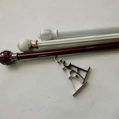 6.3m Silver Adjustable Home Decorative Steel Pipe Curtain Rods