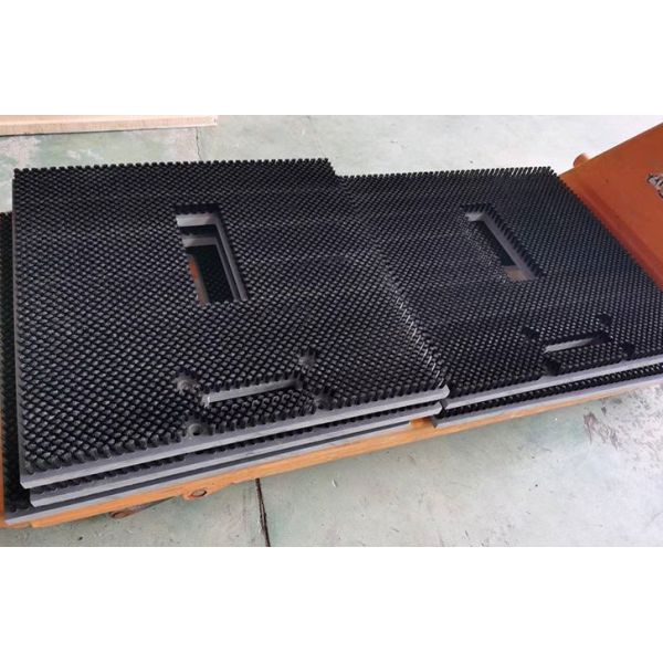 Промышленный ПП / ПВХ доска щетка Машины нейлон шелка очистка пепла щетка CNC машинного инструмента Чистый ПВХ доска щетка