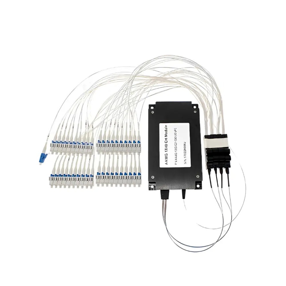 64 Channel AWG Module，64 Channel AWG Module Arrayed Waveguide Grating 64CH Optical Multiplexer Demultiplexer for High Density Fiber Communication Network Monitoring
