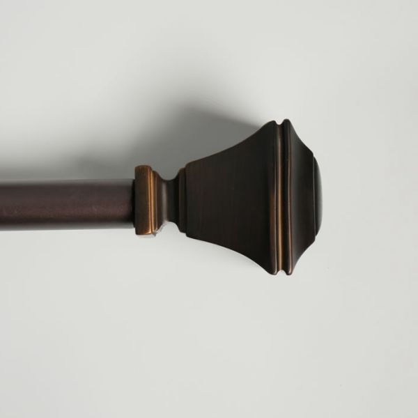 KIEI EP1018 Curtain Finial Pole Hot Sale Luxury Adjustable Simple Style Hardware Precision Manufacturing