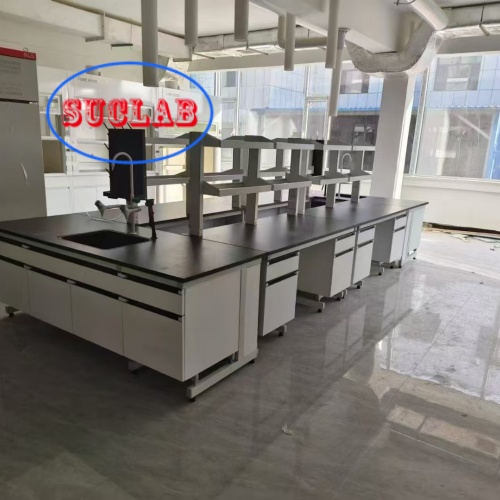 Some Assembly Required Wood Chemistry Lab Workbench Suppliers with C-Frame Frame and Wood Materials