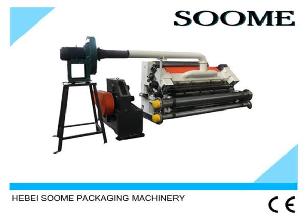 High Speed Single Ply Corrugated Cardboard Making Machine With Resin Sand Casting