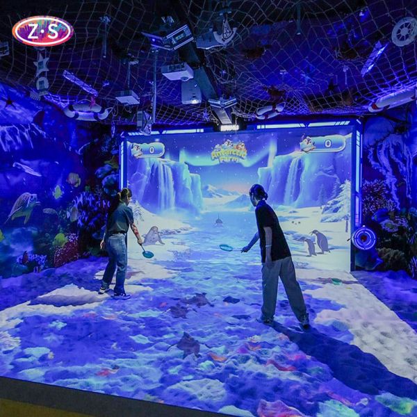 Simulate Ocean Immersive Effects Joyful Beach Interactive Projection Games