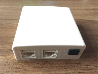 Placa dianteira do porto RJ11/RJ45 3, placa dianteira branca da fibra ótica do SC para interno