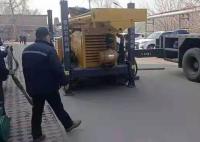 Esteira rolante de borracha equipamento de furo pneumático montado 180 medidores de profundidade