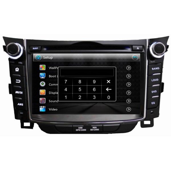 Ouchuangbo Car GPS Navi DVD Stereo for Hyundai I30 2011-2013 Auto Radio USB iPod BT OCB-7028A