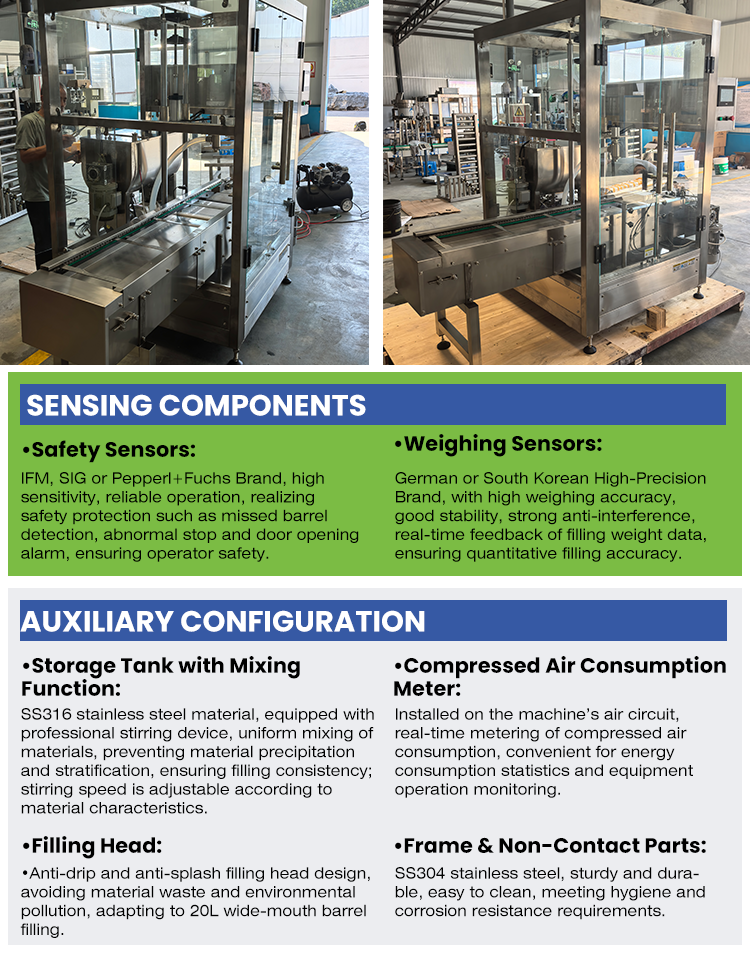 Mango Pulp Fruit Puree Thick Concentrate Food Processing Automatic Single Head Rotary Lobe Pump Weighing Filling Machine
