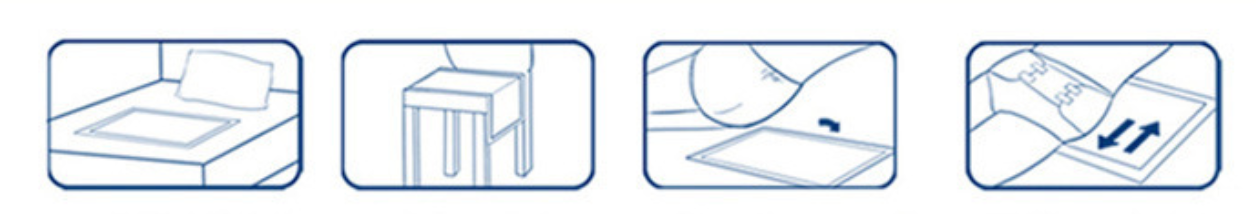 Comfort Flat Changing Pad High Absorbency Fold Up Changing Mat Cotton