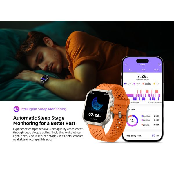 KW285 Super-Retina AMOLED Smart Watch with Bluetooth Calling 100+ Sports Modes