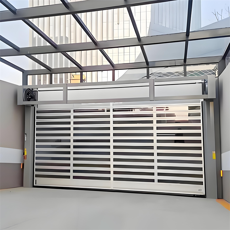 High Speed Roll Up Shutter Door High Durability For 500–800 Cycles Per Day For Industrial Access