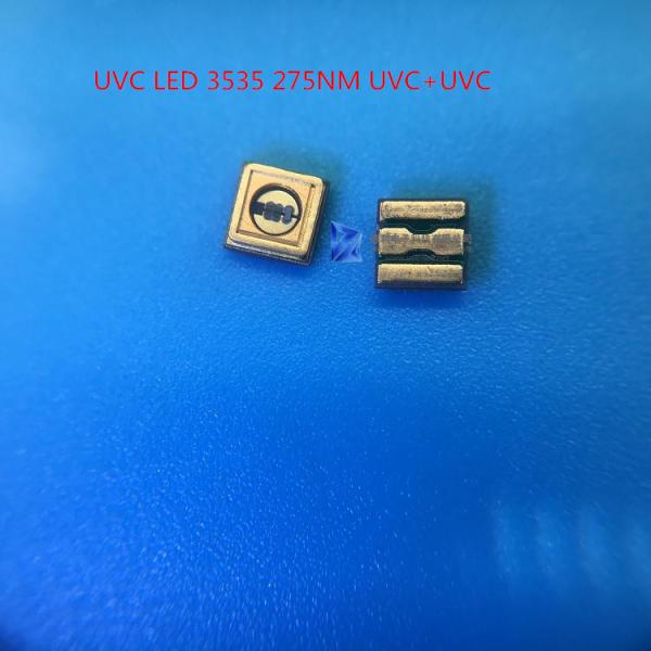 2 UVC LED Light Bulbs in one 275nm SMD3535 7mW 15mW AIN Ceramic Support Material