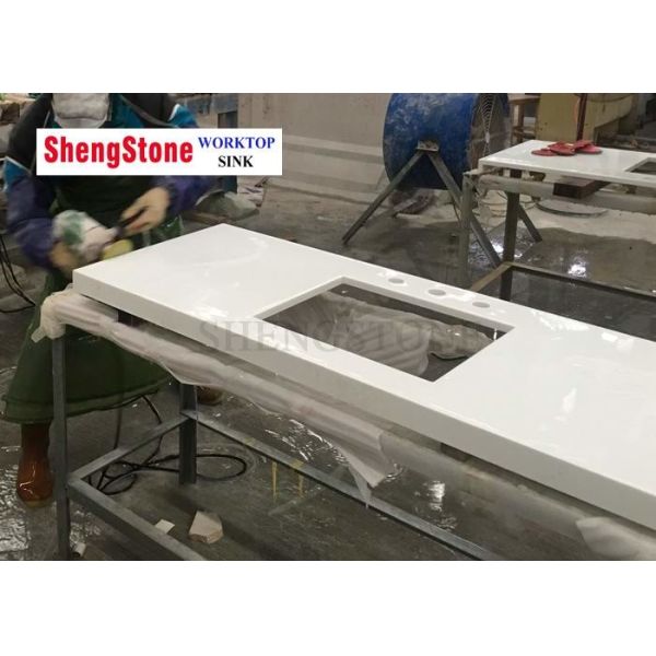 Изготовленные на заказ Nano выкристаллизовыванные стеклянные Countertops для пло