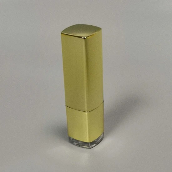 JL-LS111 3ml Gold Lipstick Tube Makeup Packaging Empty Refillable Lip Gloss Tube