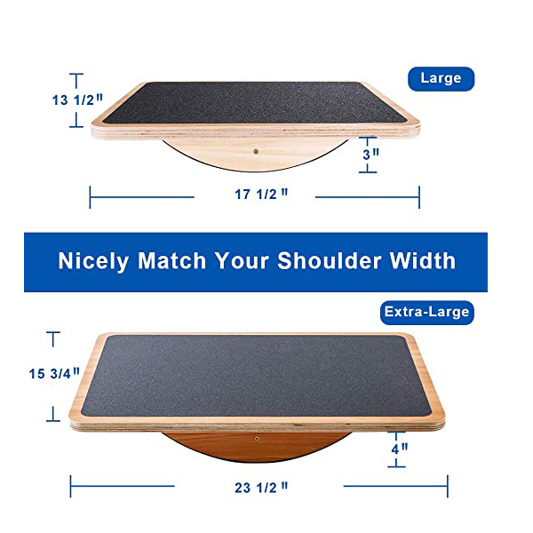 Anti Scratch Wooden Fitness Equipment Office Standing Desk Balance