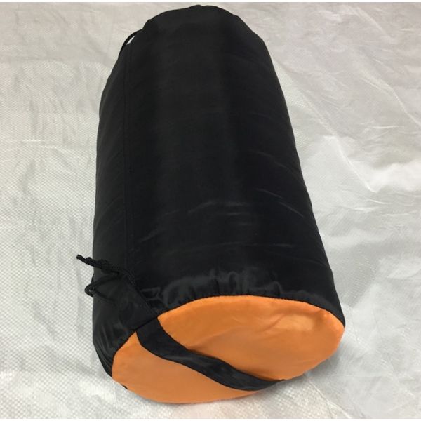 спальные мешки горы перемещения полиэстера 190T 230x80x50CM изготовленные на заказ черные оранжевые водоустойчивые