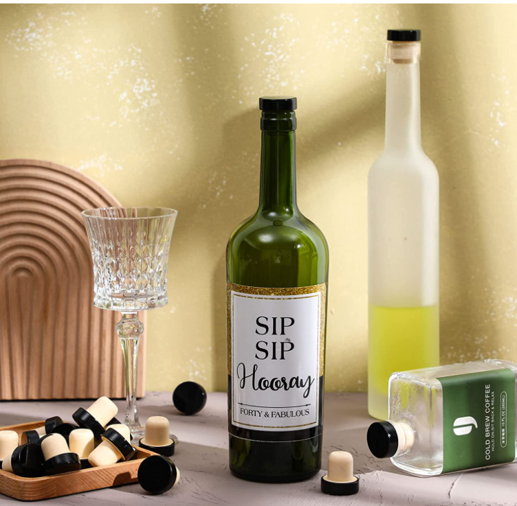 Лазерная гравировка логотипа бутылки Spirit 50cl пробки для экологически чистой винной пробки