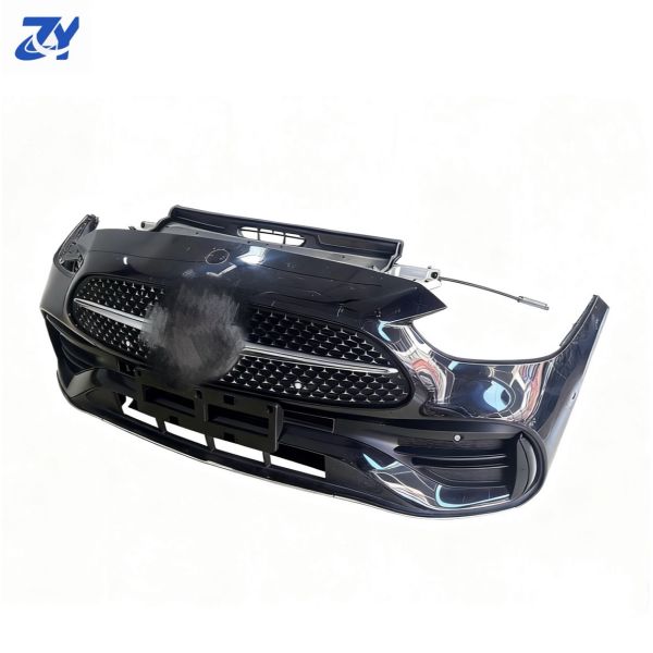 For Mercedes-Benz C200 C220 C260 C300 W206 Front Bumper Body Kit with Mercedes-Benz Complete Front Nose