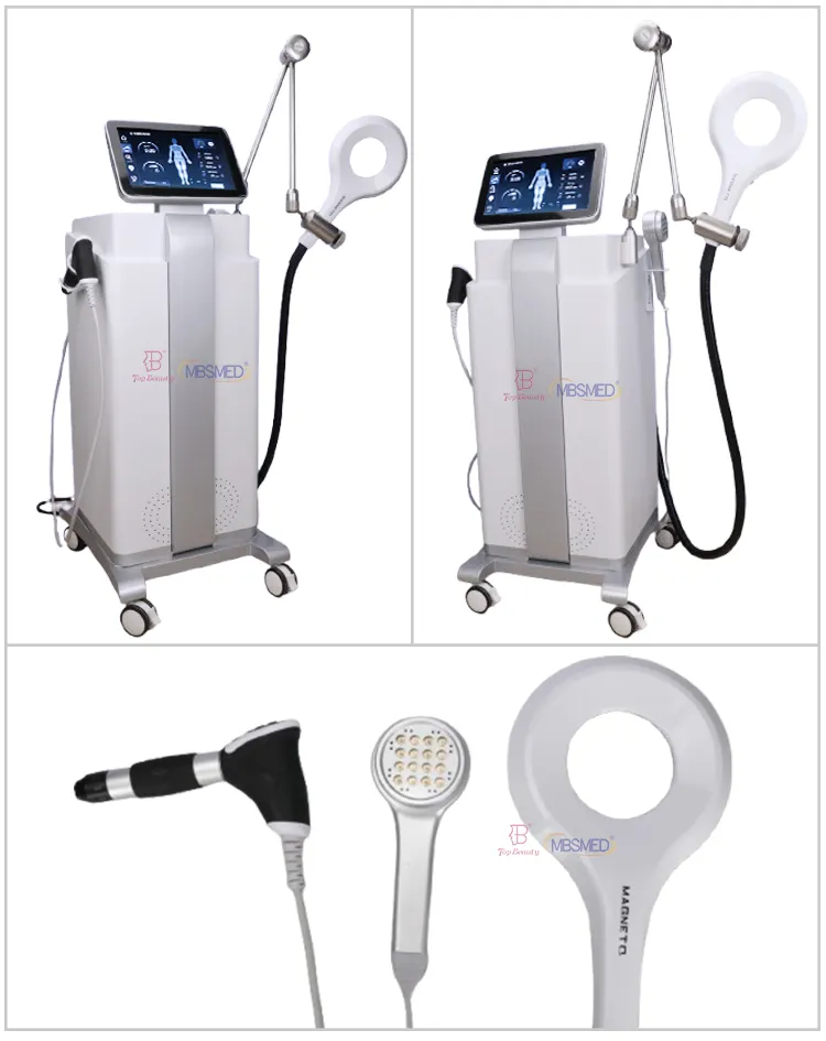 3 In 1  Shock Waves Physio Magneto laser  Emtt Pain Therapy Machine